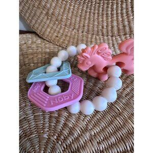 Nuby Silicone Teething Toy Set